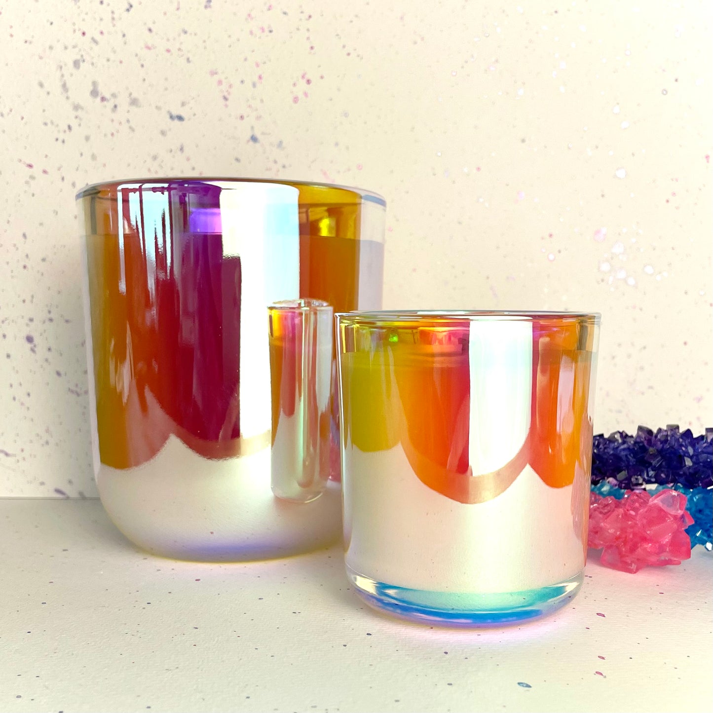 Unicorn Toots Iridescent Glass Jar Soy Candle