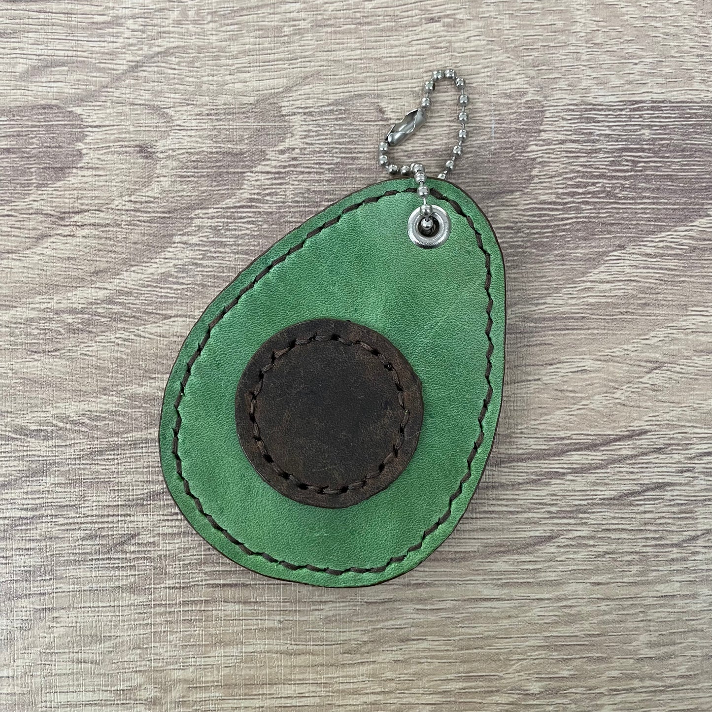 Avocado Hand-Stitched Keychain Charm Ornament