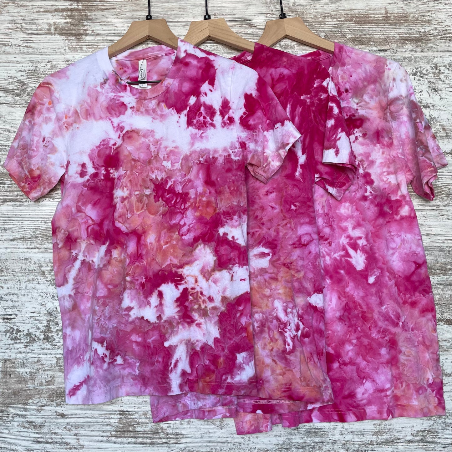 Blossom Pink Ice-Dyed Adult Unisex T-shirt