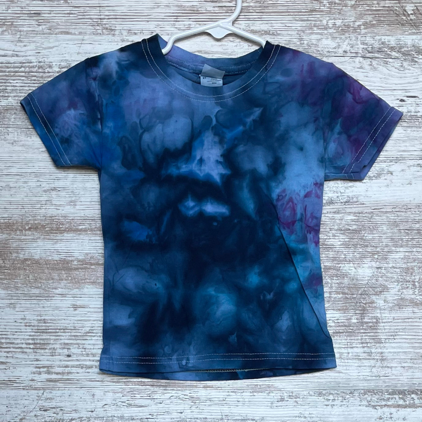 Jellyfish Blue Ice-Dyed Youth T-shirt