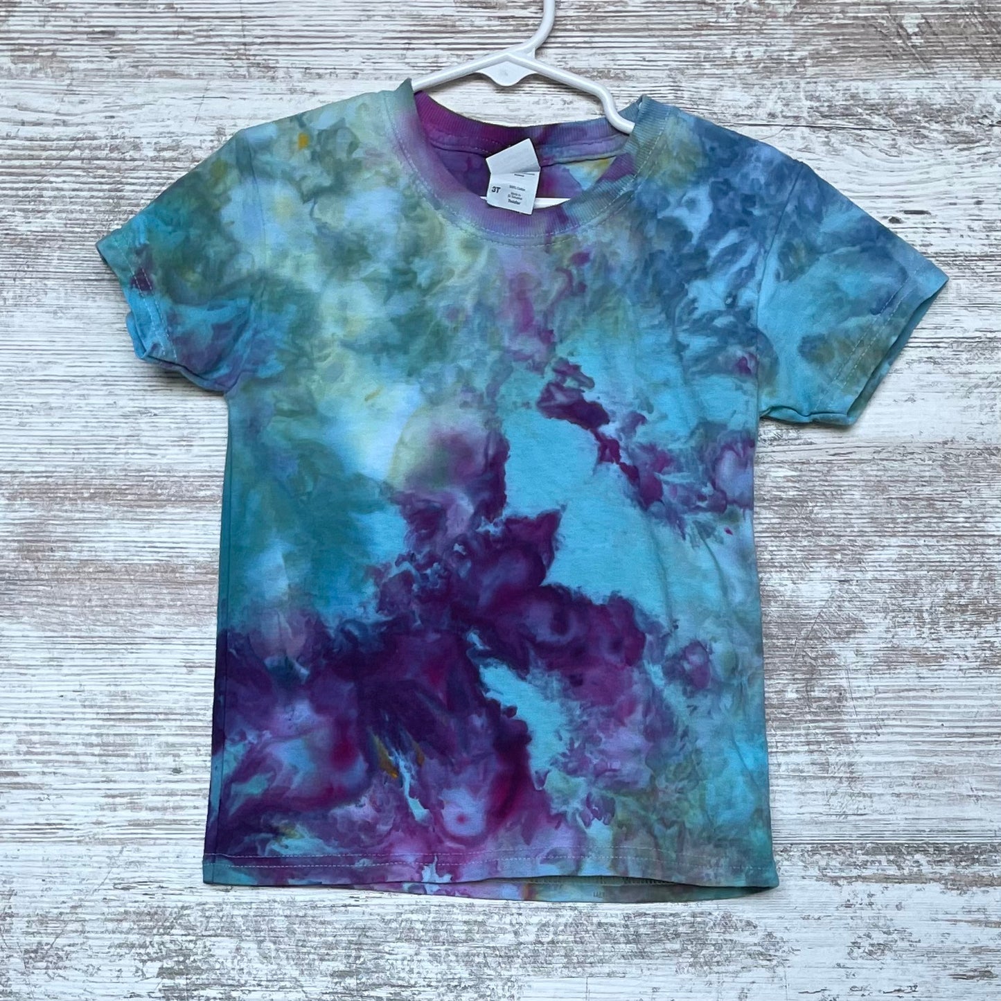Peacock Ice-Dyed Youth T-shirt