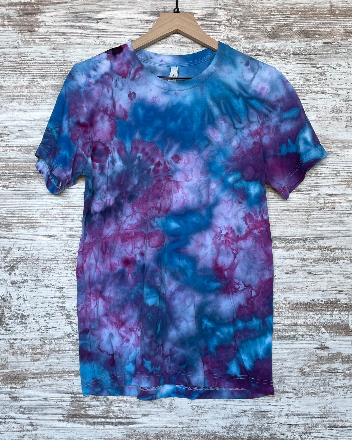 Jellyfish Blue Ice-Dyed Adult Unisex T-shirt