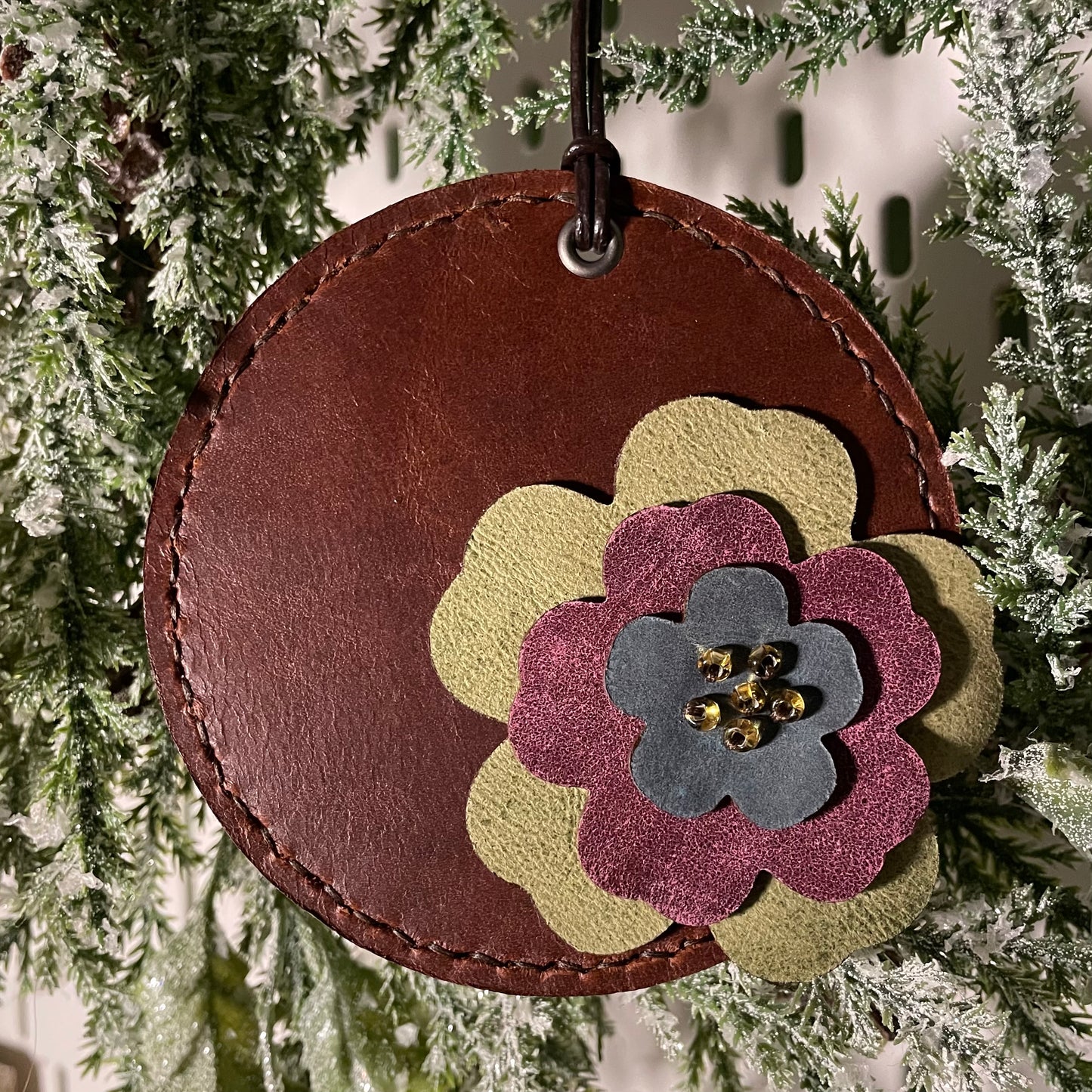 Leather Ornament #44