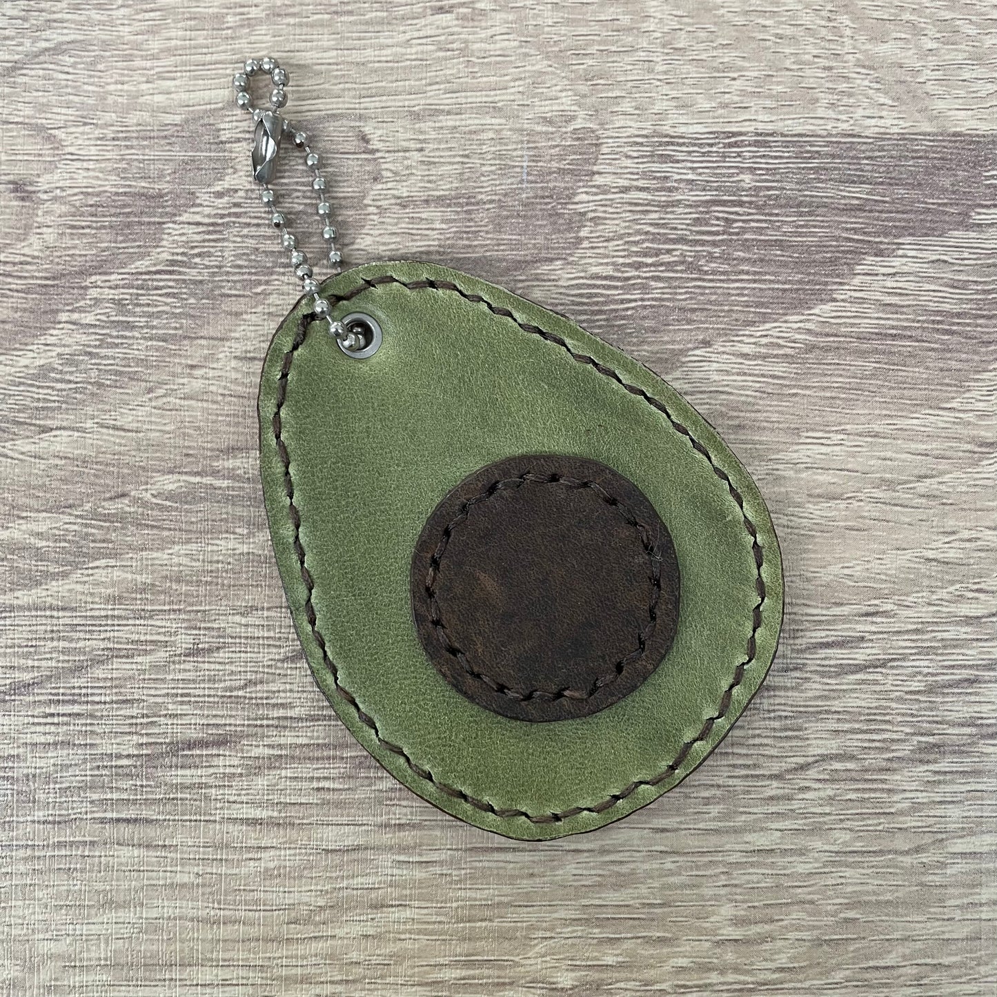 Avocado Hand-Stitched Keychain Charm Ornament
