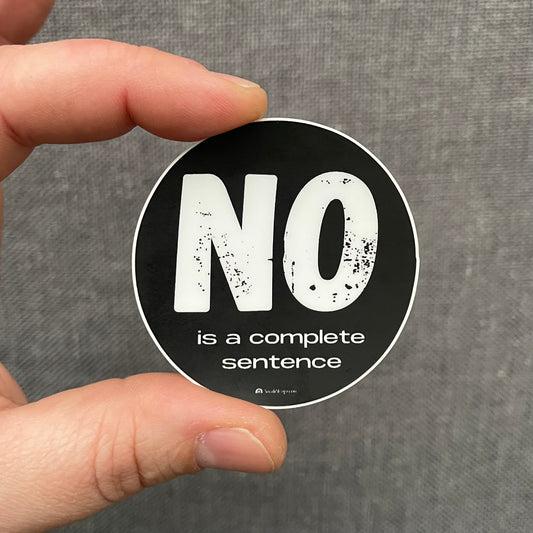 'No' Sticker