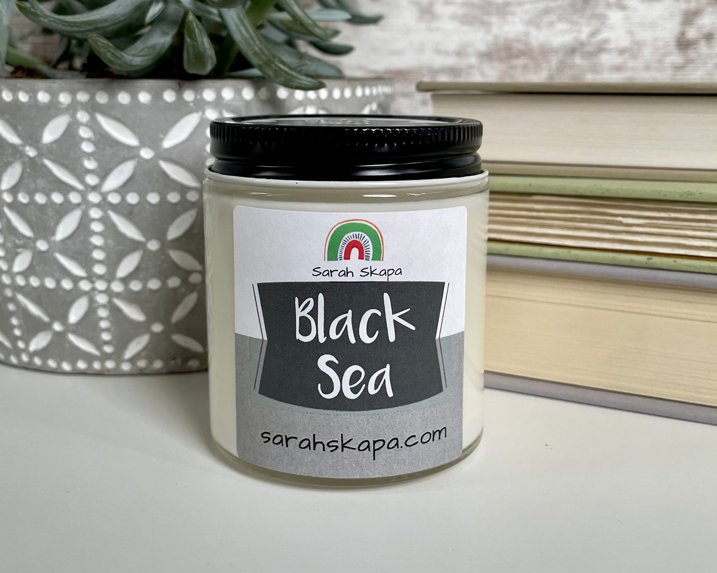 Black Sea Small Jar Scented Soy Candle