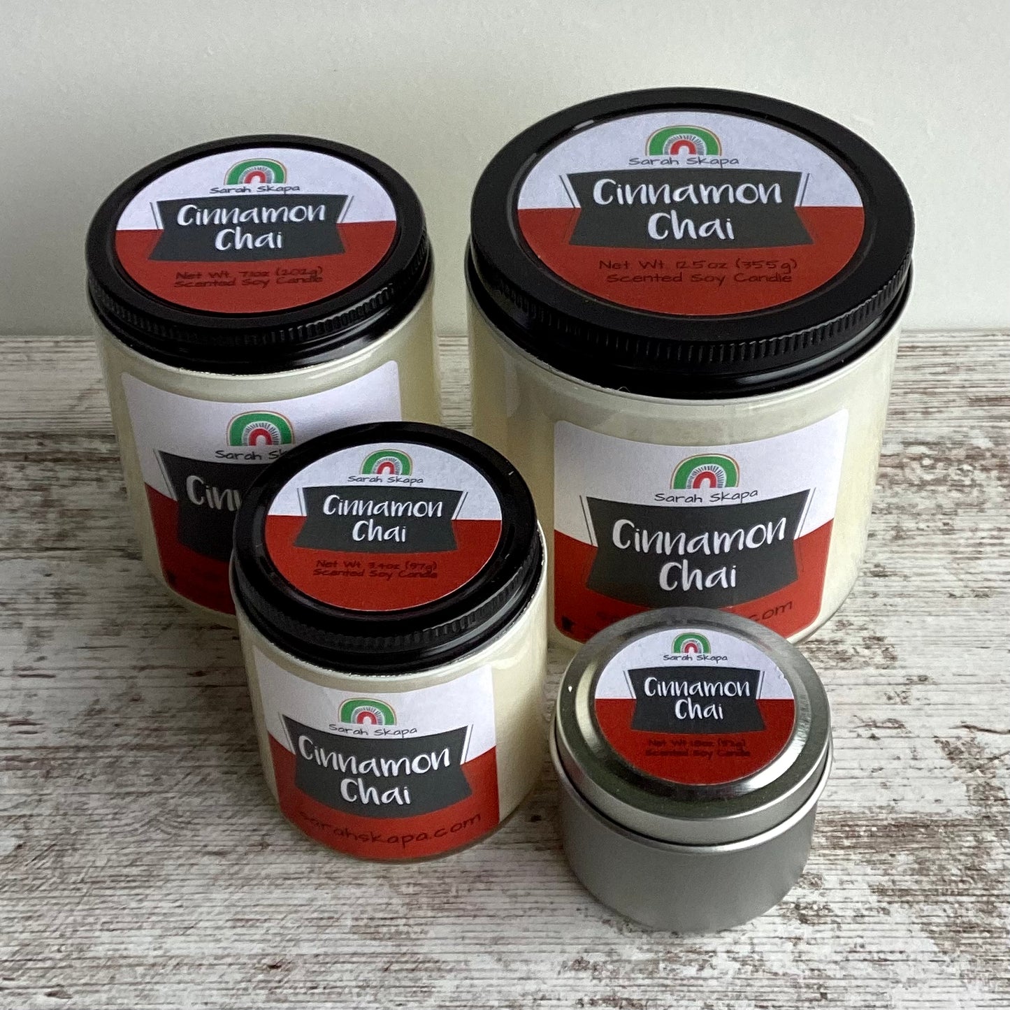 Cinnamon Chai Scented Soy Candle