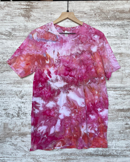 Blossom Pink Ice-Dyed Adult Unisex T-shirt