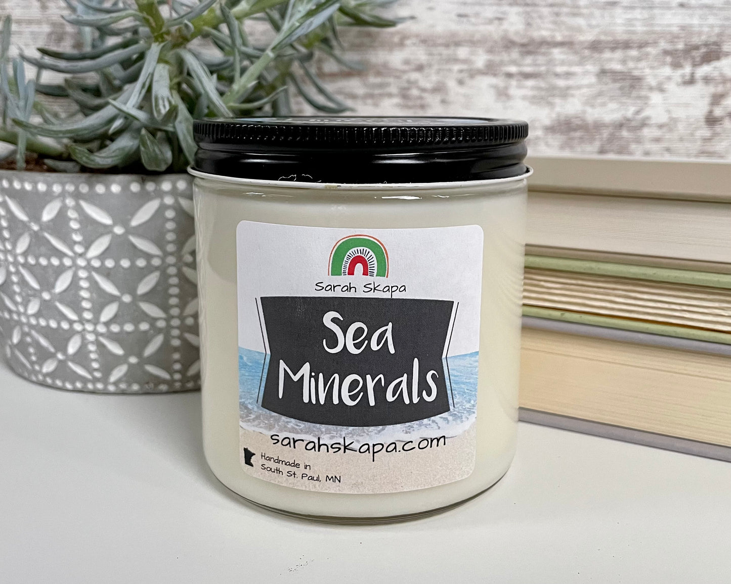 Sea Minerals Scented Soy Candle