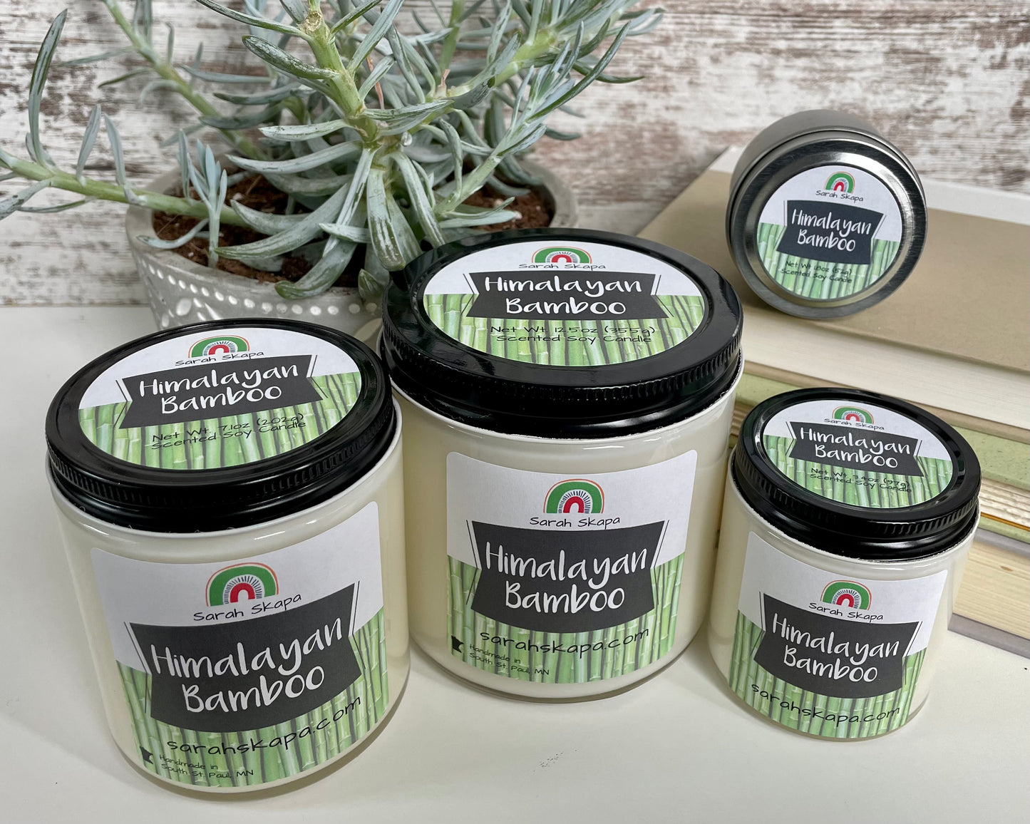 Himalayan Bamboo Scented Soy Candle