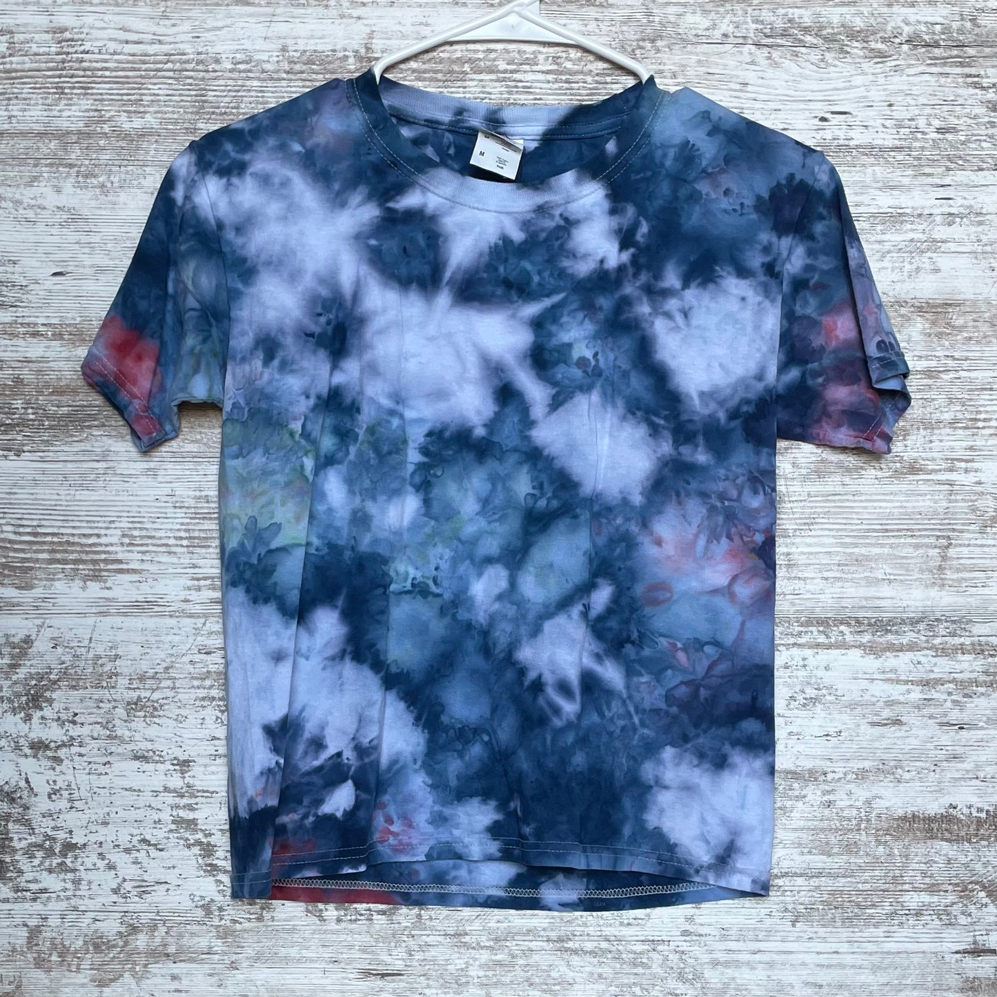 Navy Pop Ice-Dyed Youth T-shirt
